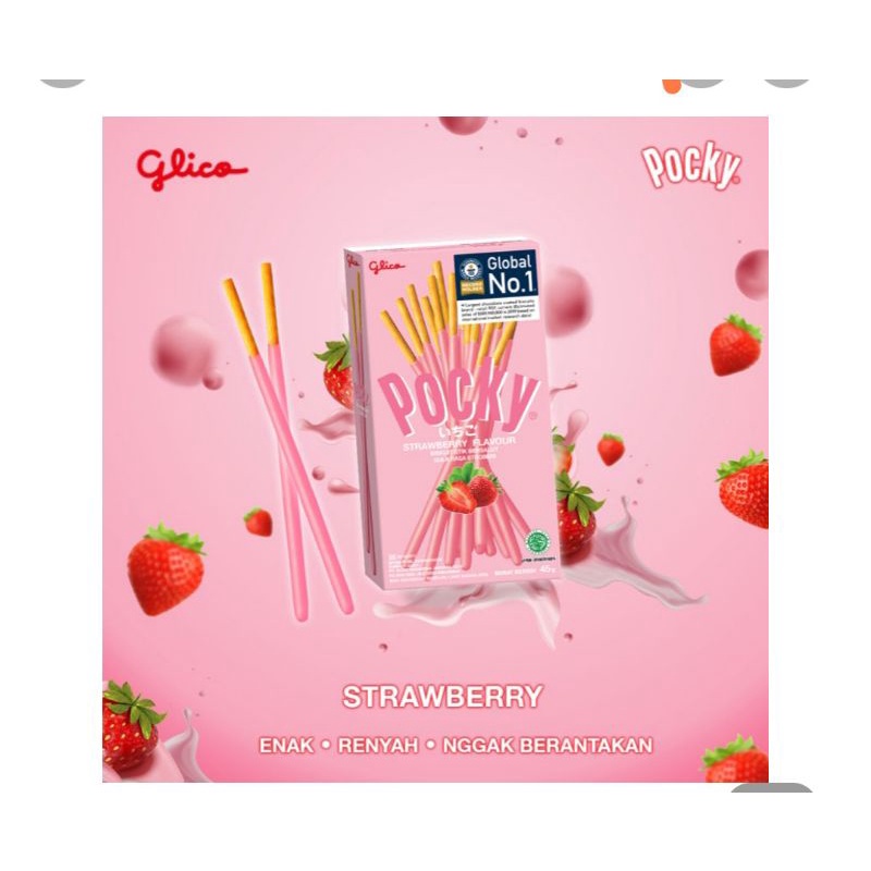 

Glico Pocky Strawberry /Chocolate 45 gr