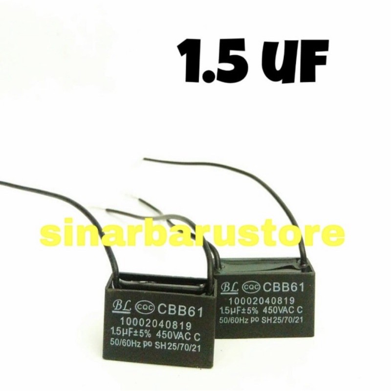 Kapasitor Kotak 1.5mf