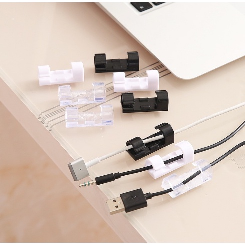 KLIP KABEL LED STRIP SELANG DAN NEON FLEX / KLIP KABEL ORGANIZER CABLE CLIP PER PACK PENGIKAT KABEL