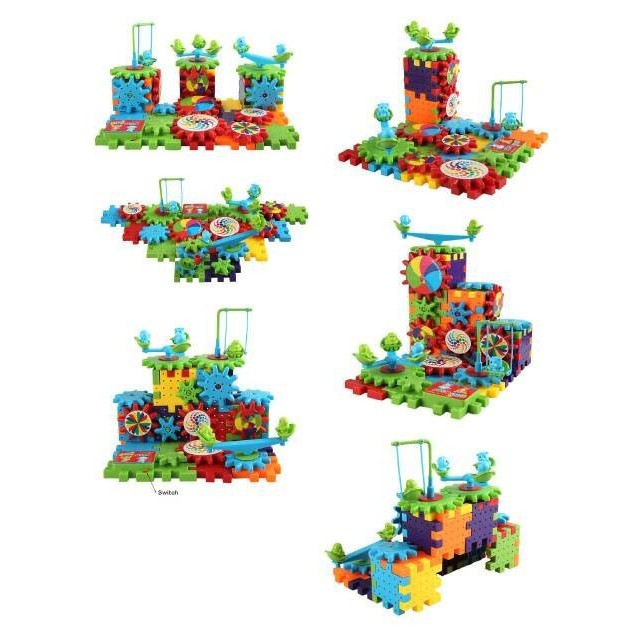 funny gear bricks / Brick Whells Mainan Edukasi Anak otak pintar