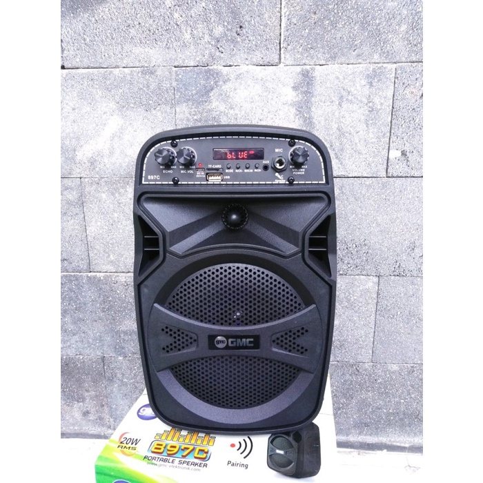 Speaker Meeting GMC 897C Bluetooth,Portable BERGARANSI RESMI 1 TAHU MANTAP
