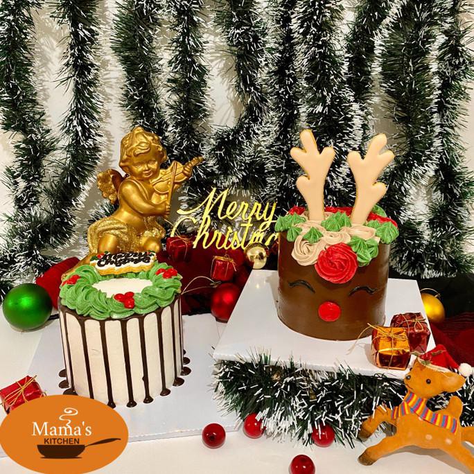 Cookies icing | kukis hias natal kue classic christmas - Lapis Surabaya, Deer