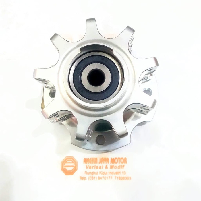 TROMOL DEPAN BELIMBING +BEARING CNC SILVER JUPITER MIO MERK TOP SECRET Terjamin Bagus Free Ongkir