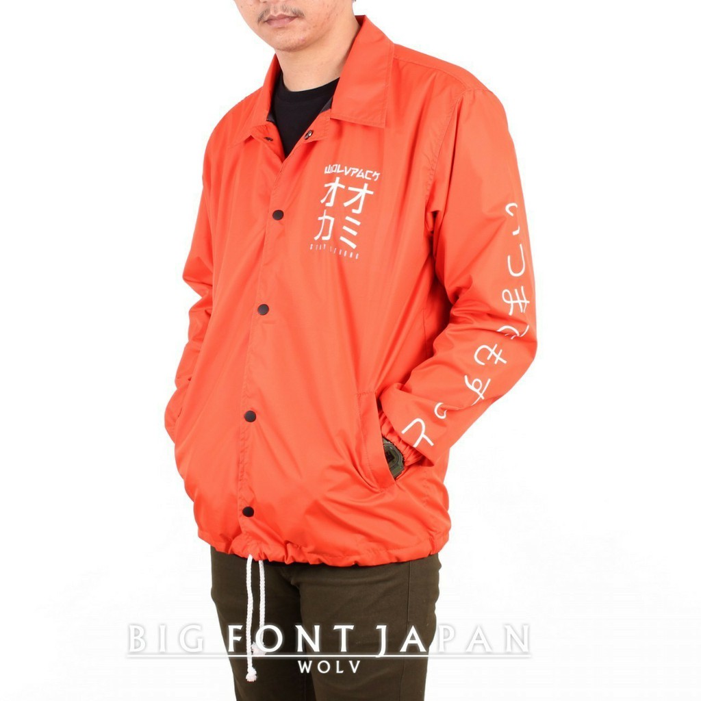 COACH JACKET PRIA DISTRO / COACH JAKET JAPAN / JAKET MOTOR ORIGINAL WOLV