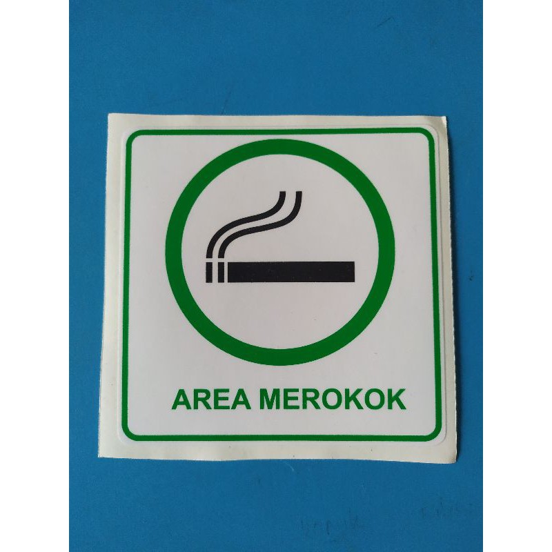 

Stiker Tanda AREA MEROKOK
