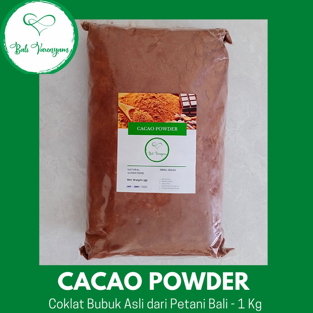 

Bubuk Coklat Penambah Semangat/ Raw Organic Cacao Powder /100 % Pure Cocoa / Kakao Natural Asli Bali