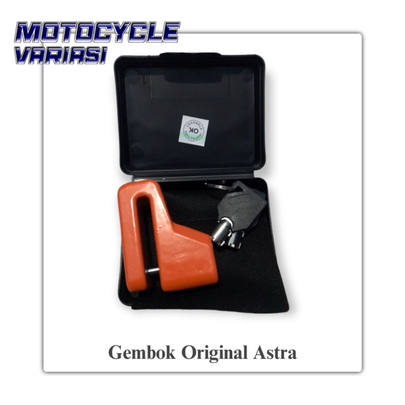 Gembok Cakram Motor Fazzio Nmax Adv Pcx Vario 160 Gembok Disc Lock