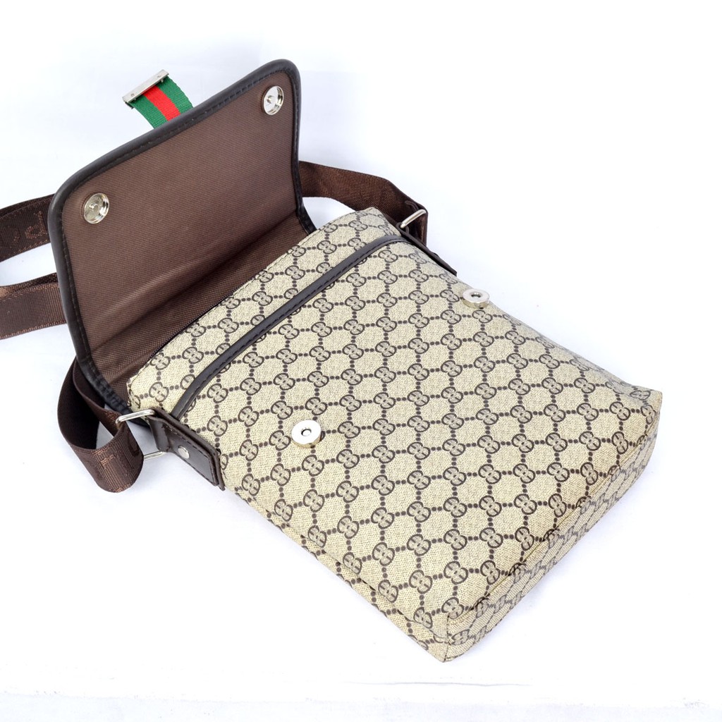 BAGCRUICERACC -  Tas Bahu Selempang Kanvas Pria Canvas Sling Bag 77170L-2