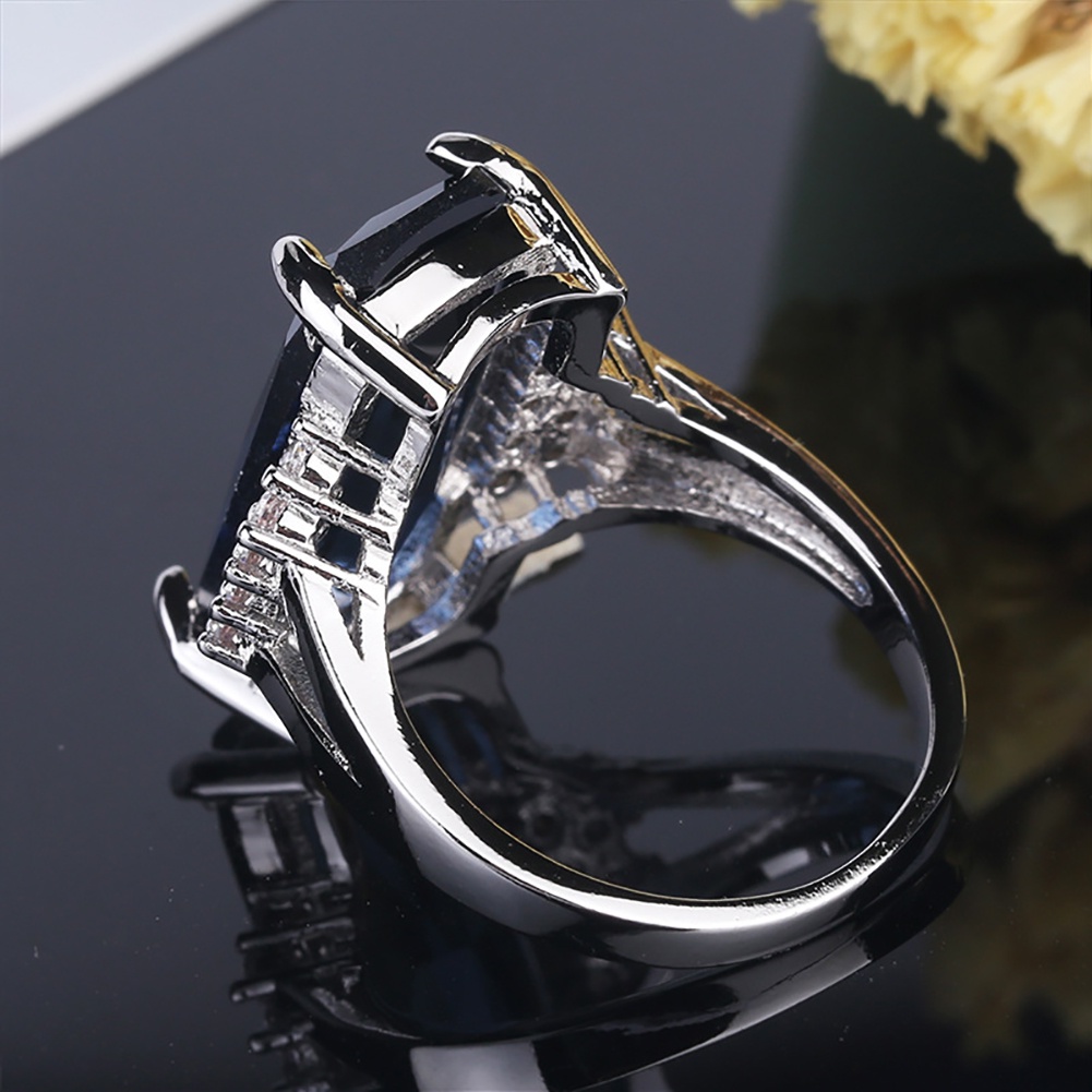 Hu Hu Hu Hu Hu Alat Bantu Pasang Kacamata♡ Cincin Wanita Hias Zircon Gaya Elegan Untuk Pernikahanpengantinpesta