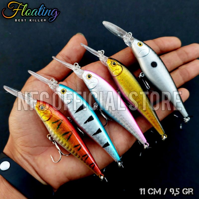 Lure minnow floating 11 cm 9,5 gr LONG CAST Best killer action