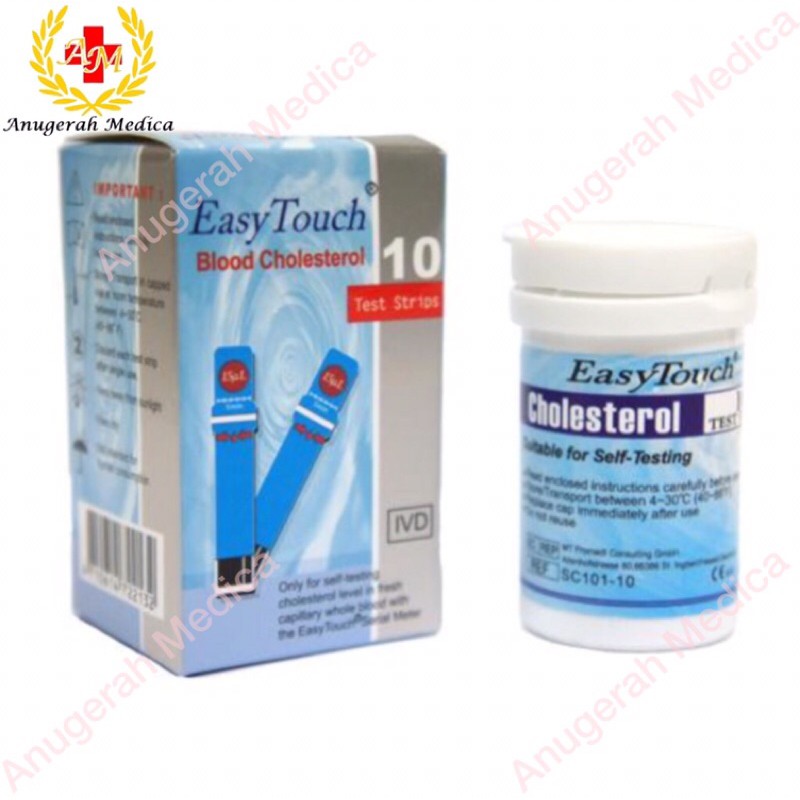 STRIP EASY TOUCH KOLESTEROL Refill Easy touch Kolesterol Isi Ulang Kolesterol