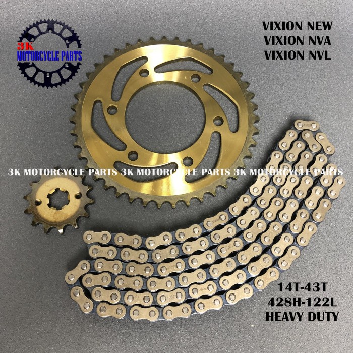 GEAR GIR SET GEAR GIR PAKET VIXION NEW V2 NVL NVA ORIGINAL Original