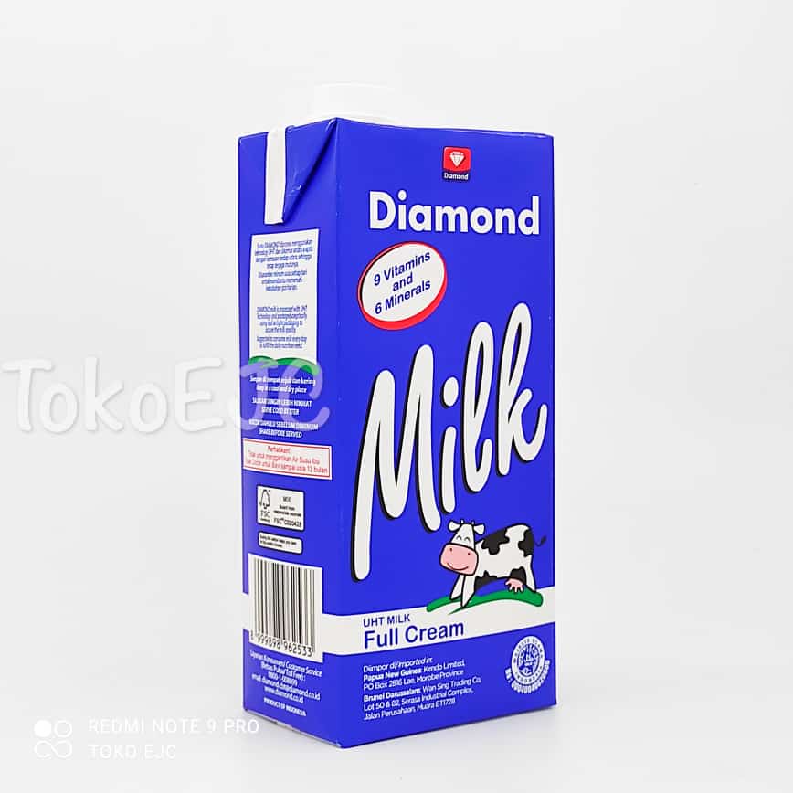 

Susu UHT Diamond 1 Liter Susu Cair Full Cream 1L