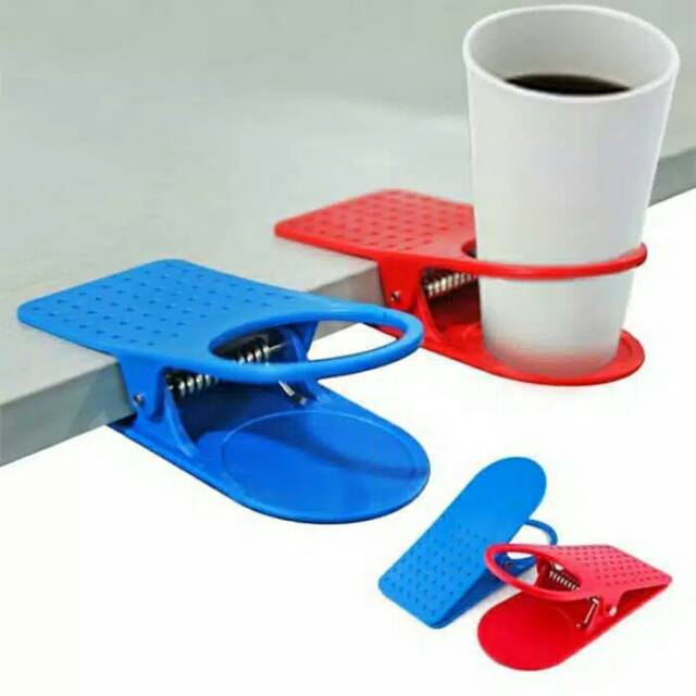 Cup Clip Penjepit Tempat Gelas Mug Di Meja Table Cup Holder