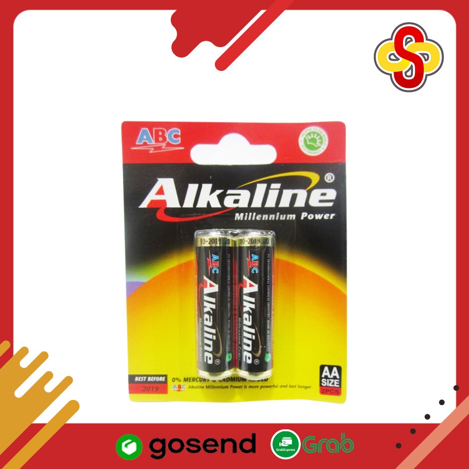 Baterai ABC Alkaline AA LR-06 Isi 2 pcs