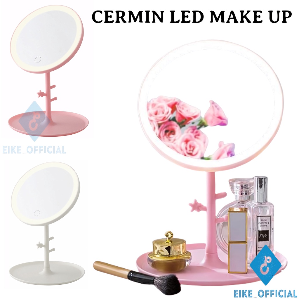 [EIKE] CERMIN RIAS WAJAH LED / KACA CERMIN MAKE UP LAMPU LED MAKEUP MIRROR RING LIGHT