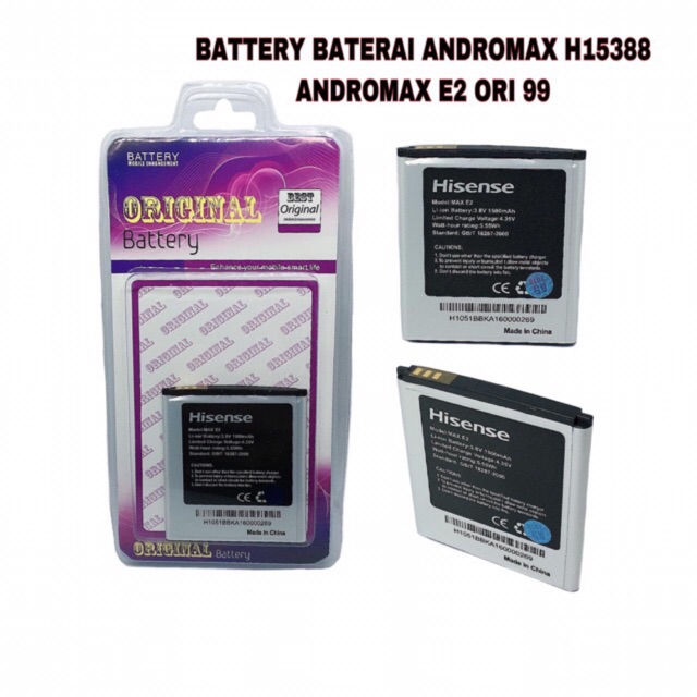 BATTERY HISENSE MAX E2 ORIGINAL 99%