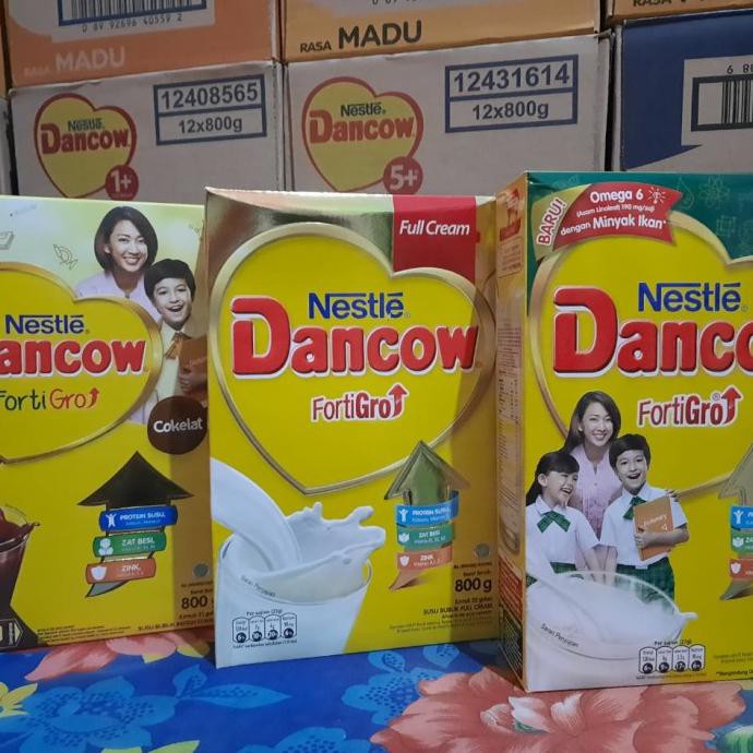 

[[BISA COD]] Susu Dancow FortiGro Instan Full Cream Cokelat/Coklat 800 gram - Instan Putih TERMURAH