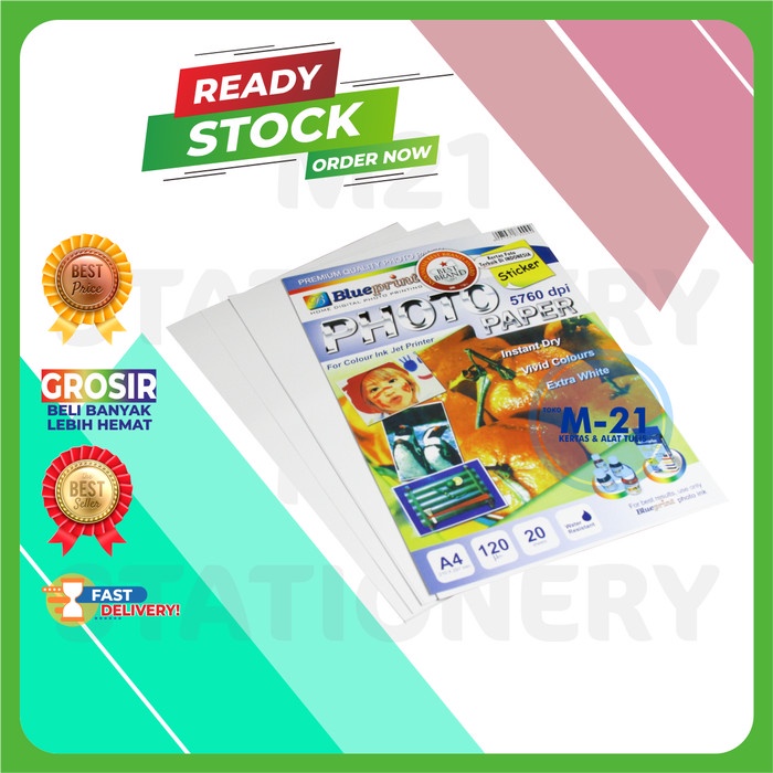 

KERTAS STICKER BLUEPRINT 120 GSM