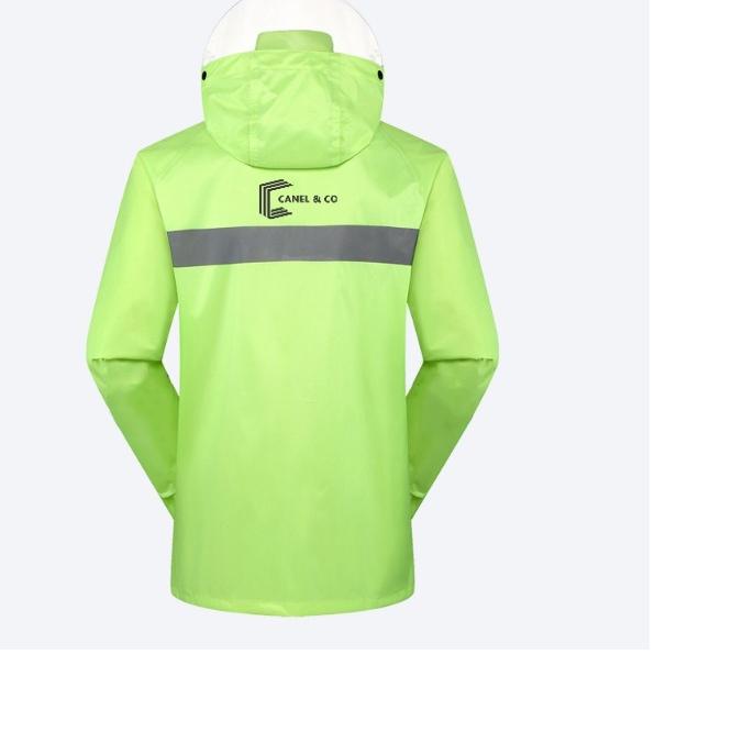 COD✔️CANEL & CO Jas hujan sepeda motor nilon + PVC / jas hujan neon baru yang ditingkatkan / jas huj