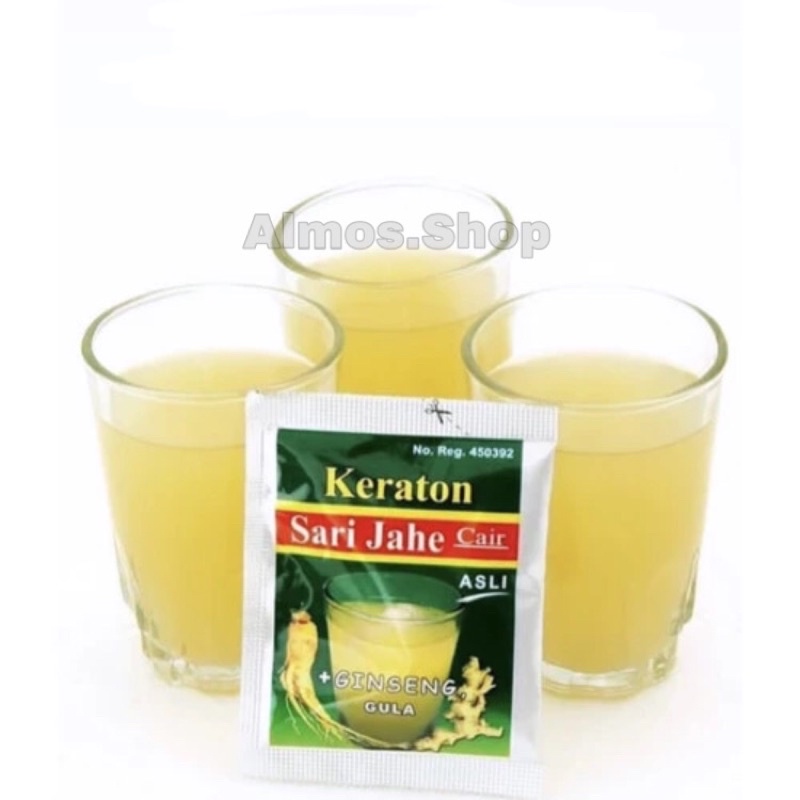 Sari Jahe KERATON (Cair) Renceng isi 12 sachet x 30mL