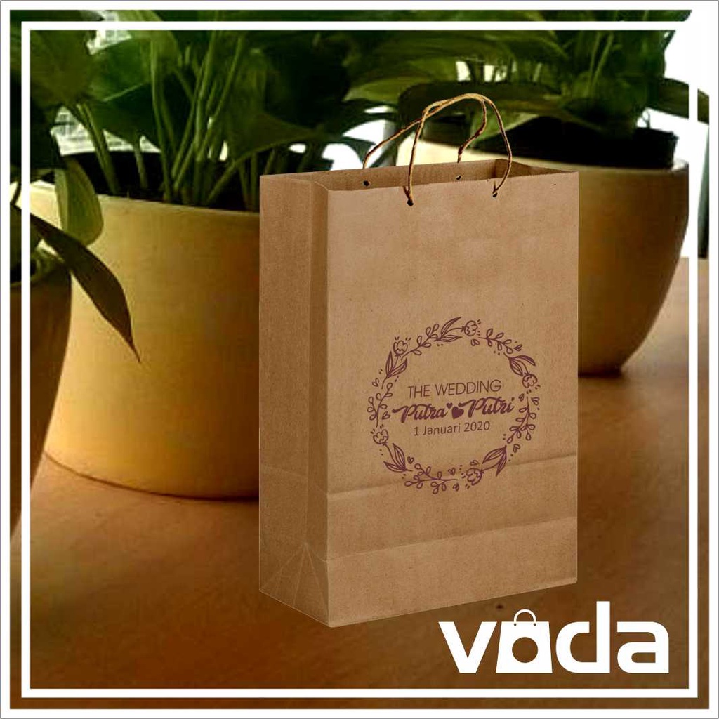 

Paper bag | Custom Olshop | 12X5X15 cm