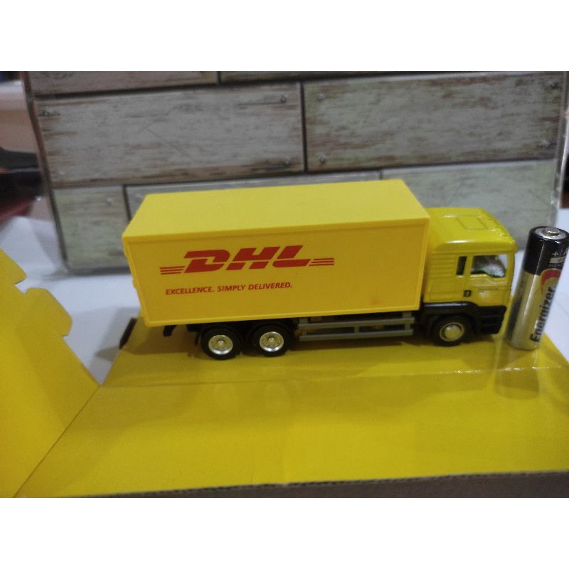 diecast container dhl truck