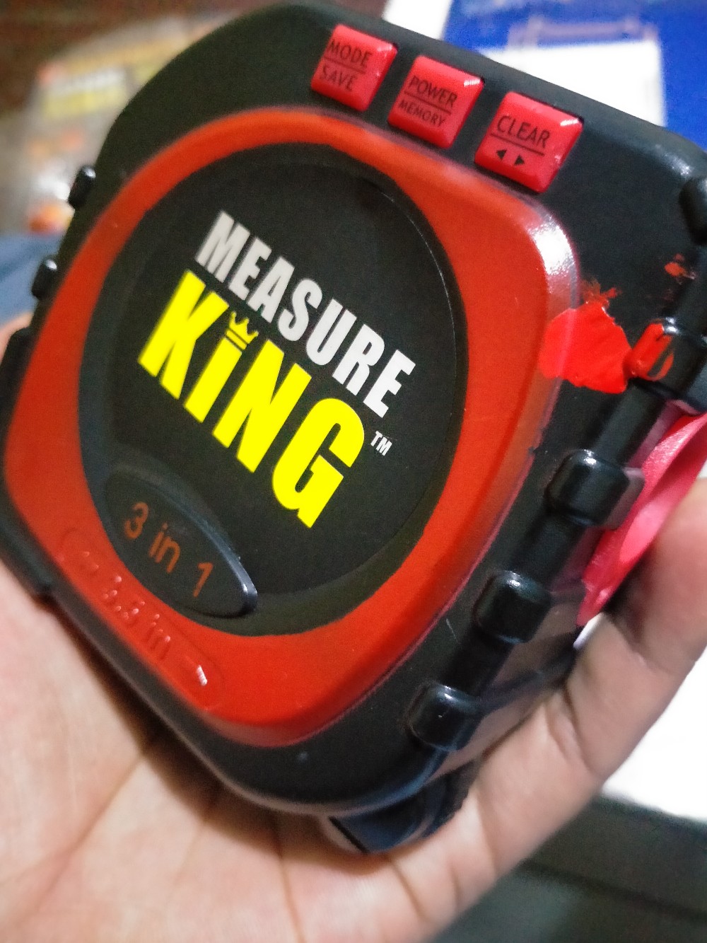 Measure King Meteran Laser Digital Meteran Digital Meteran Laser Konstuksi Bangunan 3 In 1 Led