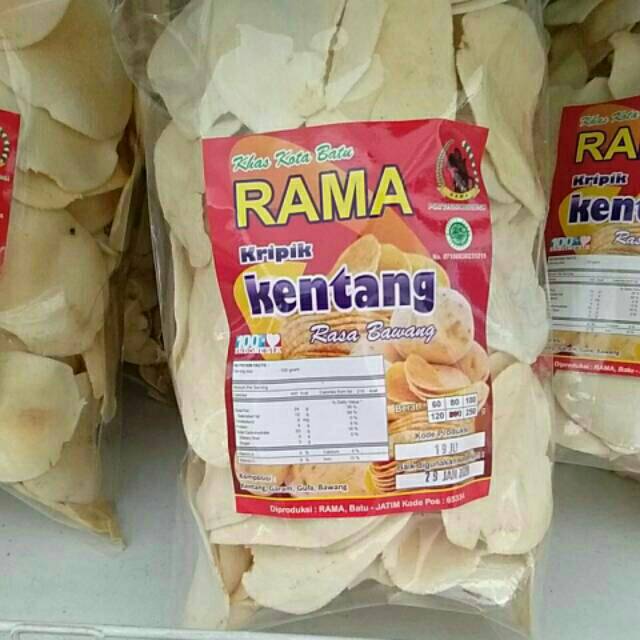 Keripik kentang rama 200 g