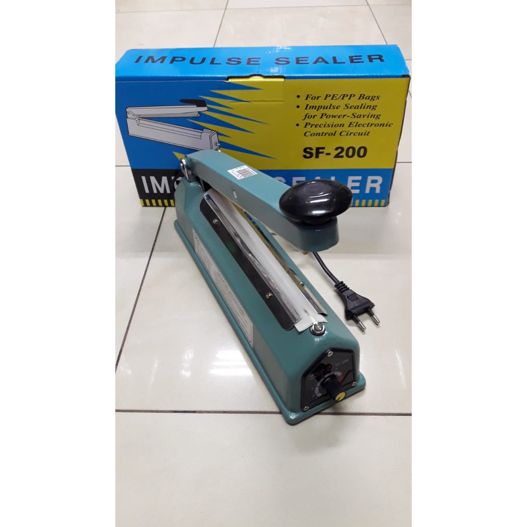 Jual ALAT PRESS PLASTIK KEMASAN IMPULSE SEALER BODY BESI PANJANG 20cm
