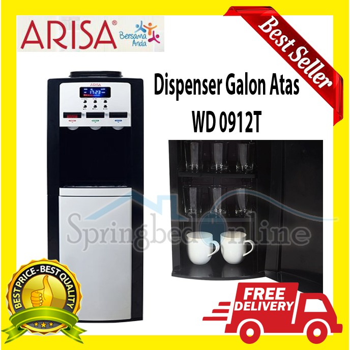 ARISA Dispenser Air Minum Galon Atas - WD 0912T