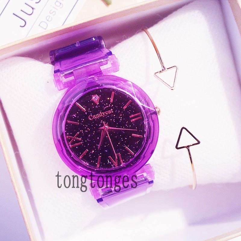 ✅[COD] JAM TANGAN WANITA JELLY TRANSPARAN KOREA FASHION WATCH