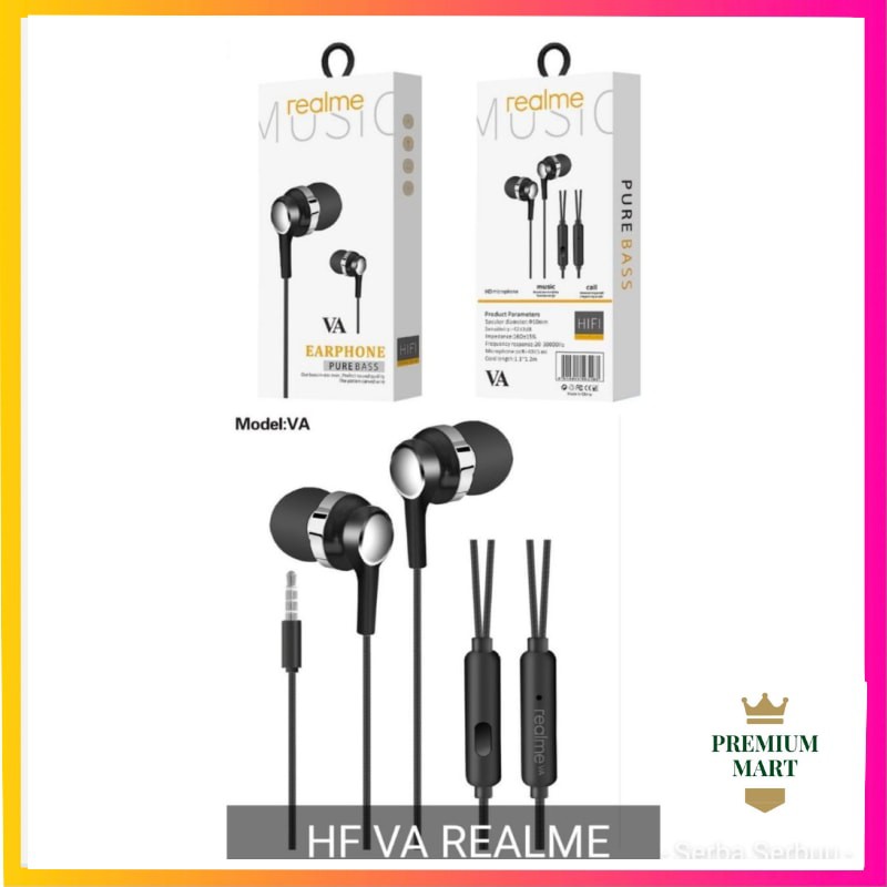 Earphone / Headset / Handsfree Realme VA PureBass EXTRA BASS [import]