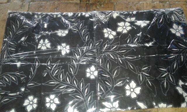 Asifa Batik Hrb026 Kenongo Kemeja Tosca Pendek Pekalongan Padi M L Xl Sogan Tulis Halus Kemeja Batik