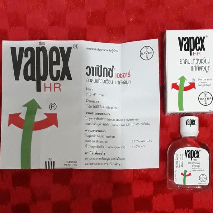 Monggo] Inhalan Pelega Hidung Mampet Vapex For Nasal Congestion Thailand 14Ml