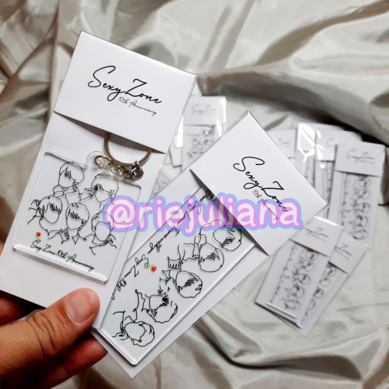 Ganci Akrilik Sexy Zone 10th Anniversary