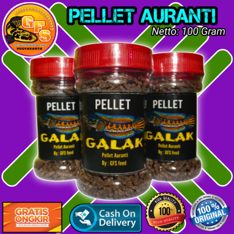 Pellet Channa Auranti Pellet Galak-GFS