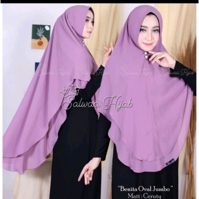 KHIMAR BONITA OVAL/JUMBO/POLOS