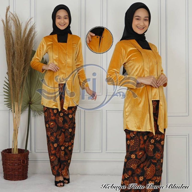 ATASAN KEBAYA KUTUBARU BLUDRU PREMIUM