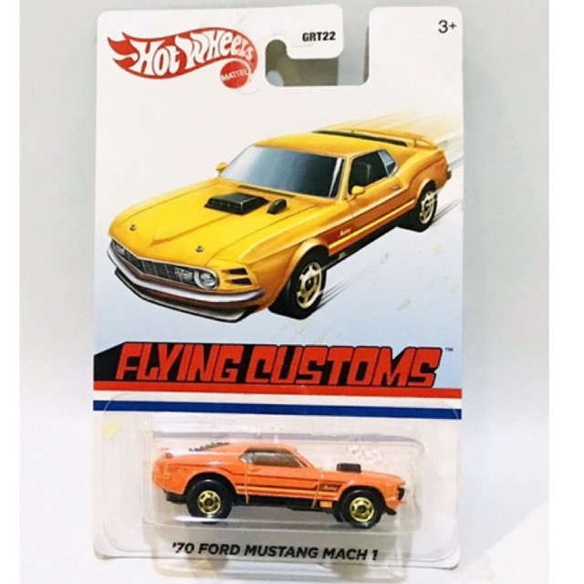 HOT WHEELS FLYING CUSTOM - 70 FORD MUSTANG MACH 1