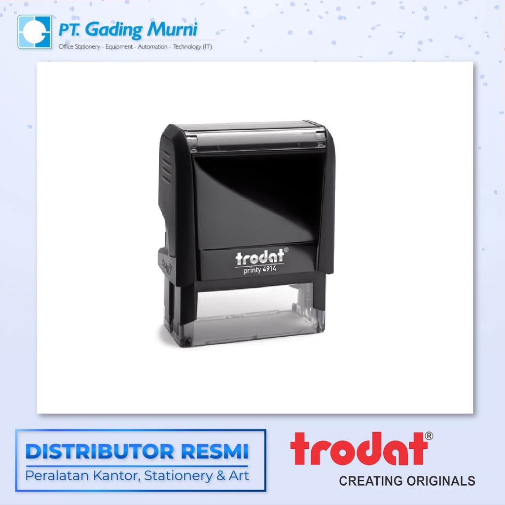 

TRODAT STEMPEL PESANAN 4914 (64x26mm)