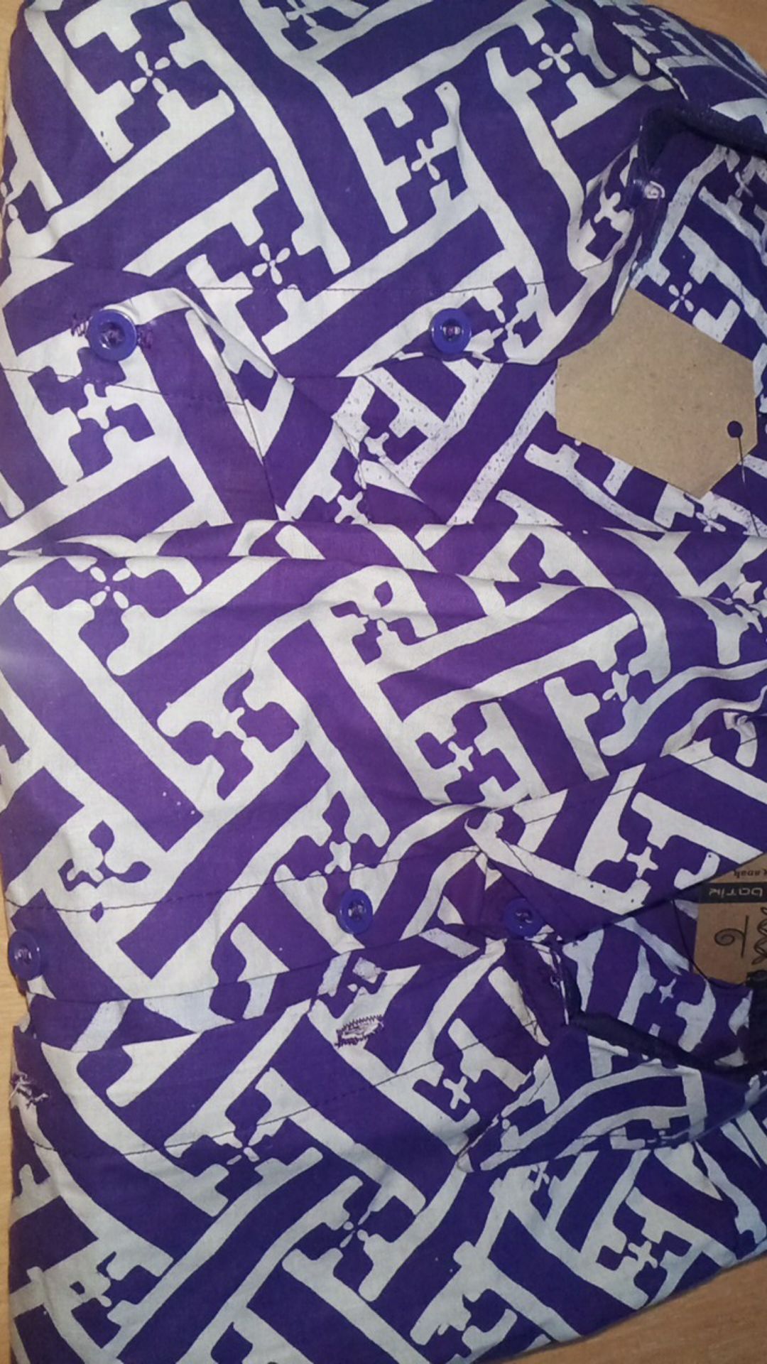 Couple Batik Ayah Anak Ungu By Rayhan Batik