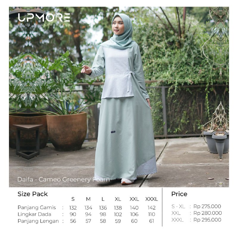 UPMORE 100% ORI | Daifa Cameo Greenery - Foam | Daifa Cameo Rose - Sun | Daifa Cameo Violet - Viola 