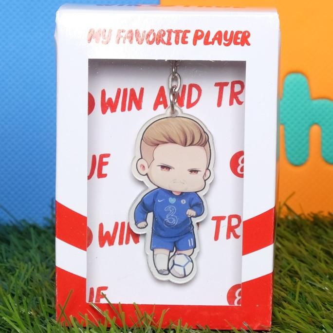 Gantungan Kunci Bola Player Timo Werner - Chelsea
