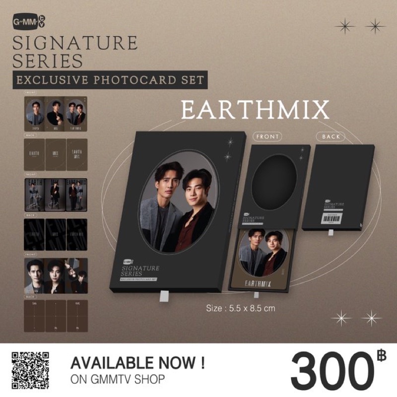 (SHARING - READY STOCK) GMMTV Signature Exclusive Photocard : EarthMix • Earth Mix