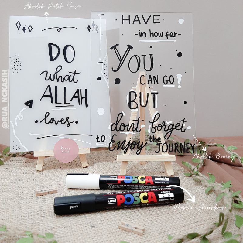 

ACRYLIC CUSTOM | WITH POSCA MARKER