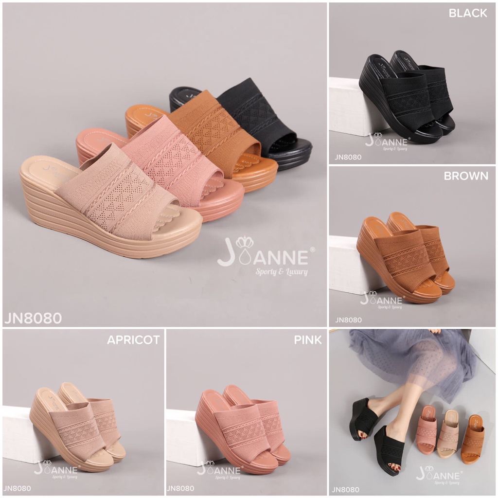 JOANNE Wedges Sandals #JN8080 ORIGINAL