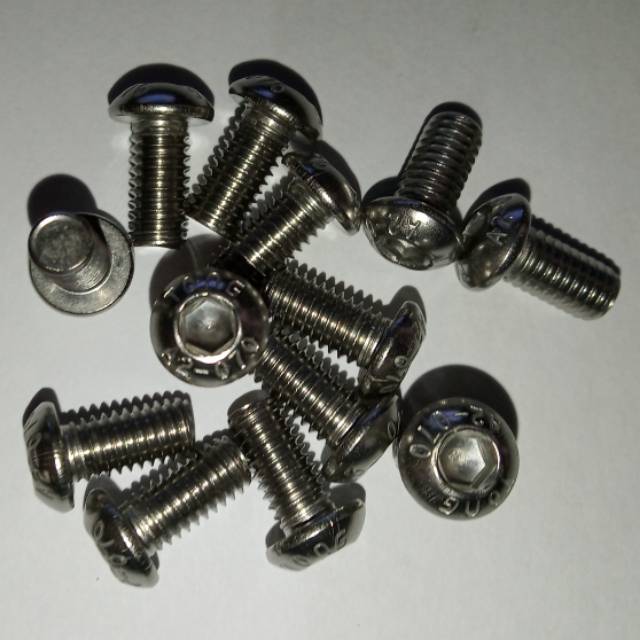 Button L M6 X 12 (1.2cm)stainless 304