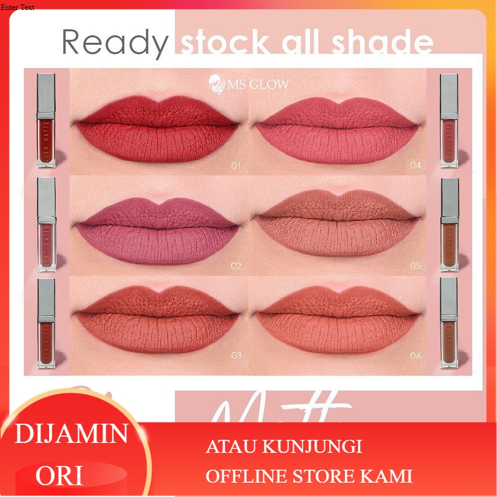 MS Glow Glam Matte - Lipstik MS Glow