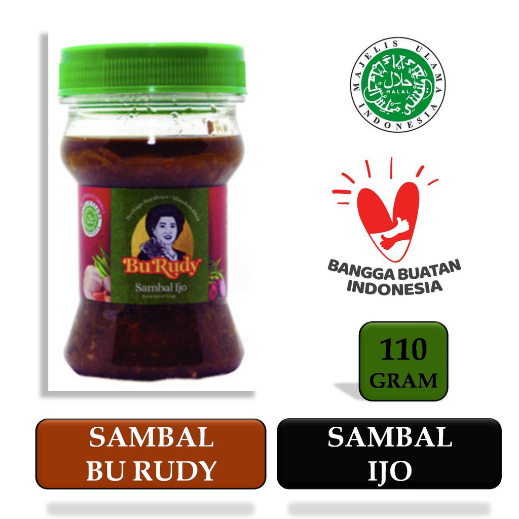 

Sambal Ijo Bu Rudy 110gr